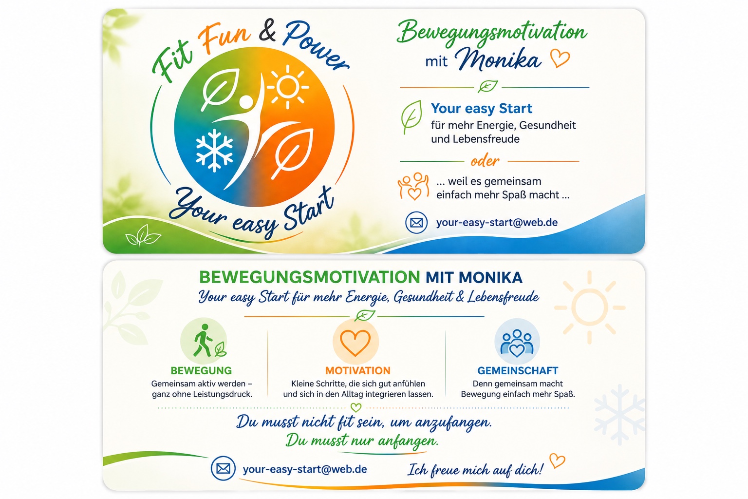 Fit Fun & Power – Bewegungsmotivation mit Monika